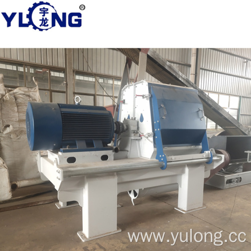 YULONG GXP75*55 Hammer mill grinder for wood chips